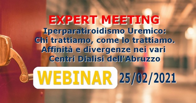 Iperparatiroidismo Uremico: Chi Trattiamo come lo trattiamo. Affinità e divergenze nei vari Centri Dialisi in Abruzzo 25/02/2021